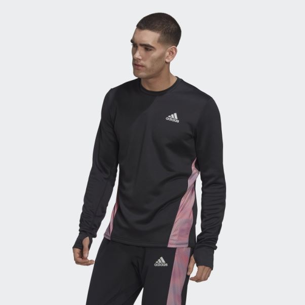 Adidas Possède Le Sweat Colorblock Run Multicolore