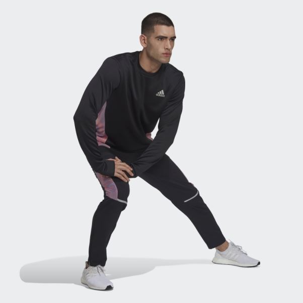 Adidas Possède Le Sweat Colorblock Run Multicolore