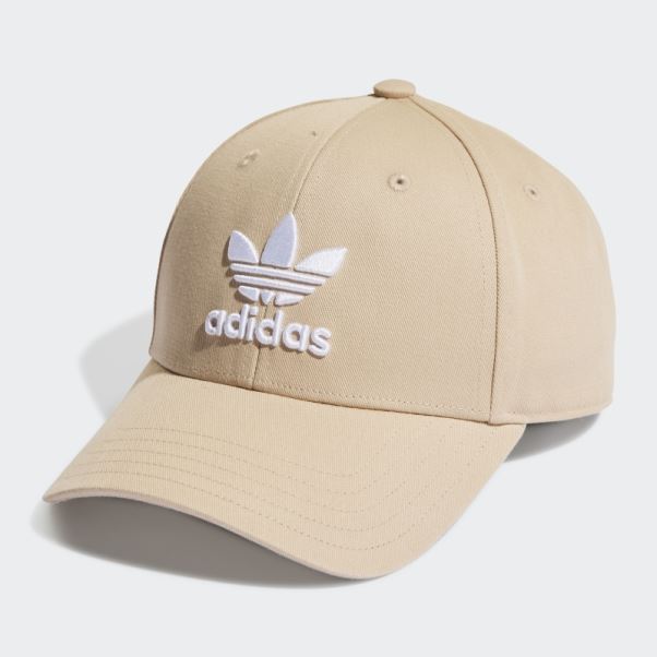 Casquette De Baseball Trèfle Beige Adidas