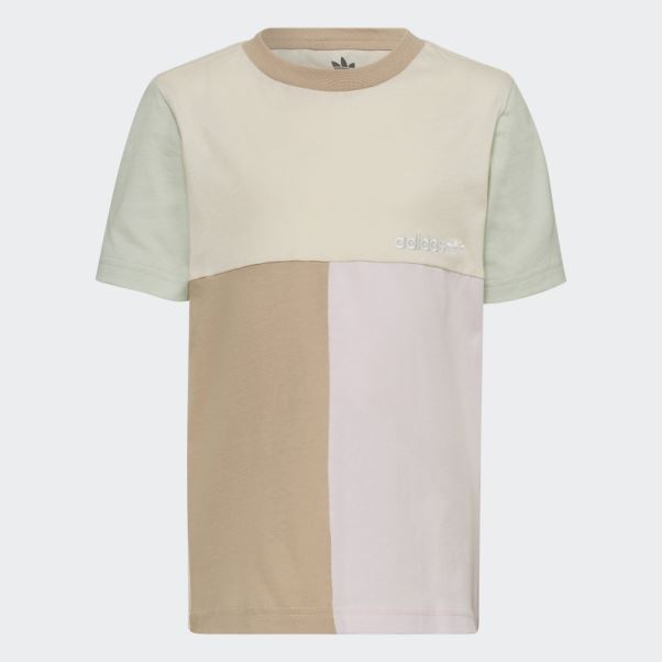 Sweat Adidas Colorblock Crew Vert