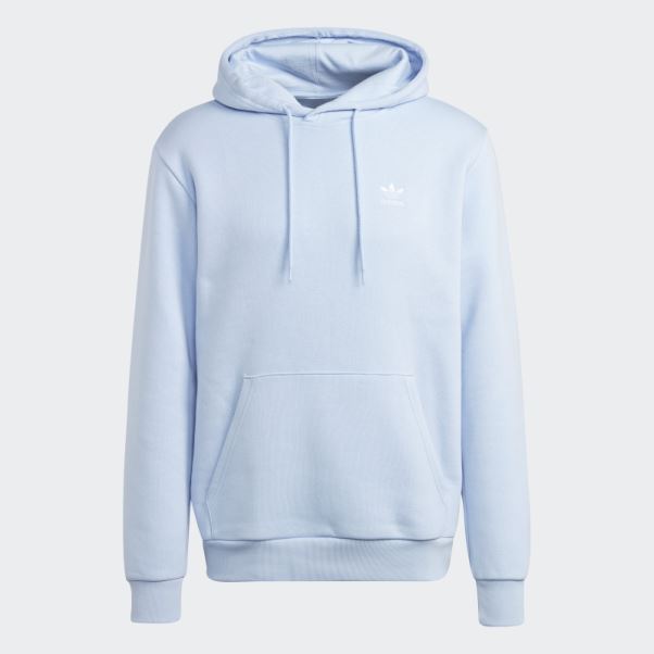 Sweat à Capuche Trefoil Essentials Adidas Bleu Aube