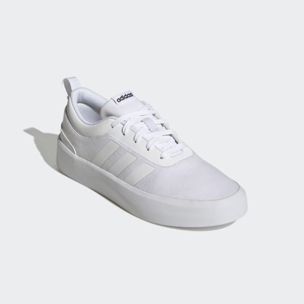 Chaussure De Skateboard Futurevulc Lifestyle Moderne Adidas Blanche