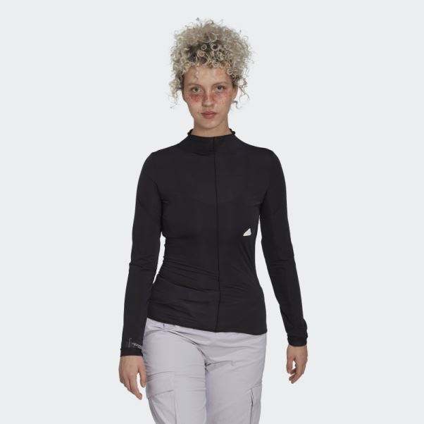 Adidas T-shirt Manches Longues Noir
