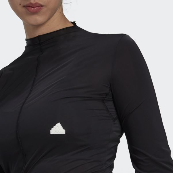 Adidas T-shirt Manches Longues Noir