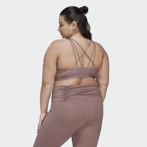 Soutien-gorge à Maintien Moyen Coreflow Violet (taille Plus) Adidas