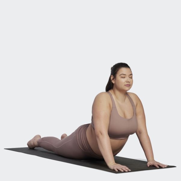 Soutien-gorge à Maintien Moyen Coreflow Violet (taille Plus) Adidas