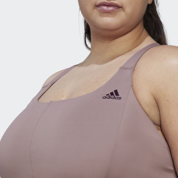Soutien-gorge à Maintien Moyen Coreflow Violet (taille Plus) Adidas