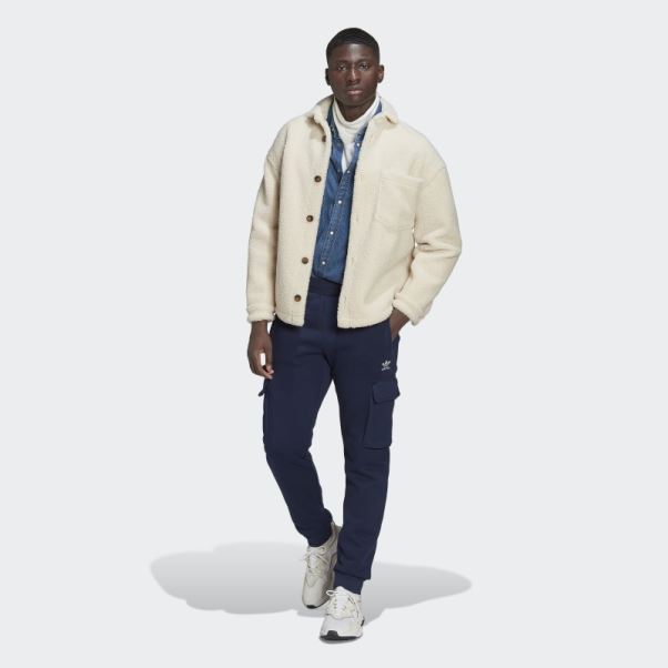 Pantalon Cargo Adidas Adicolor Essentials Trefoil Night Indigo