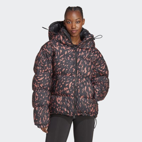 Terre Adidas By Stella Mccartney Veste D'hiver Matelassée Imprimée Mi-longue Mode