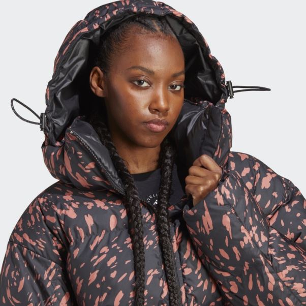 Terre Adidas By Stella Mccartney Veste D'hiver Matelassée Imprimée Mi-longue Mode