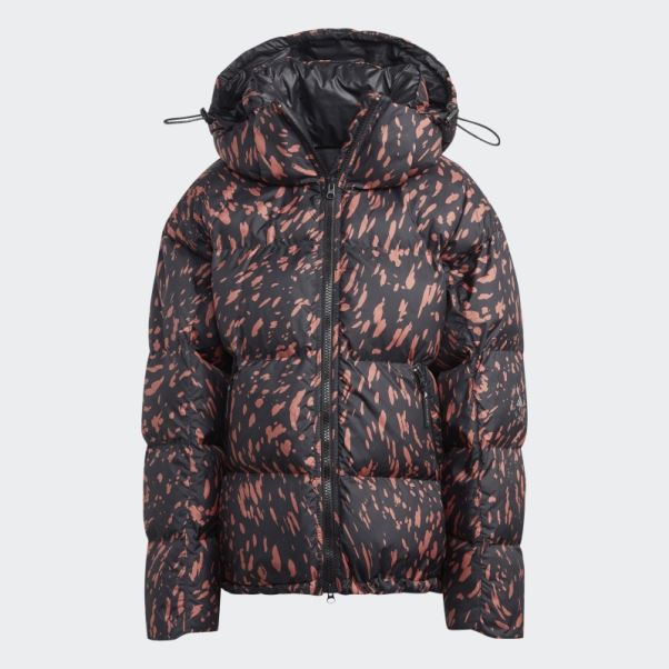 Terre Adidas By Stella Mccartney Veste D'hiver Matelassée Imprimée Mi-longue Mode