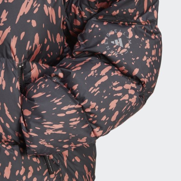 Terre Adidas By Stella Mccartney Veste D'hiver Matelassée Imprimée Mi-longue Mode
