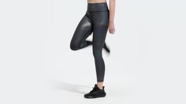 Legging Adidas Optime Training Shine 7/8 Noir