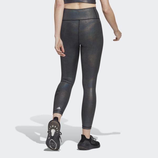 Legging Adidas Optime Training Shine 7/8 Noir