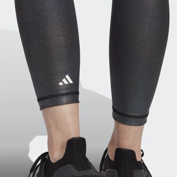Legging Adidas Optime Training Shine 7/8 Noir