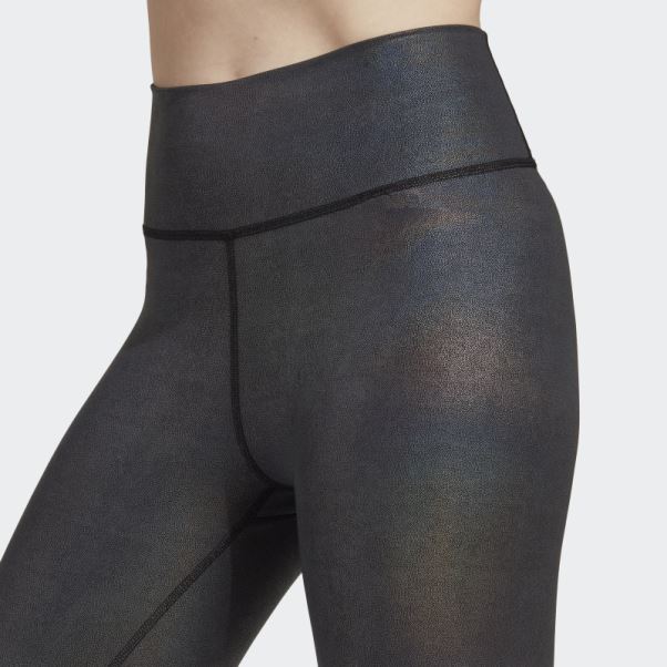 Legging Adidas Optime Training Shine 7/8 Noir