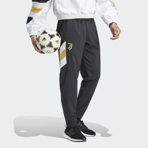 Adidas Juventus Icon Pantalon Tissé Noir