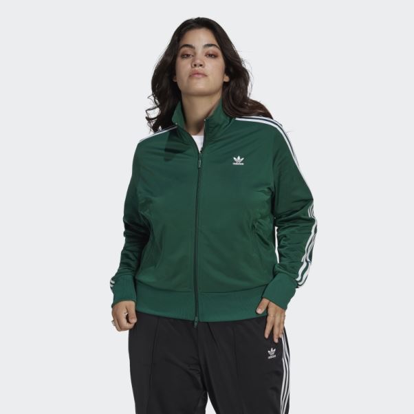 Adidas Adicolor Classics Firebird Track Top (taille Plus) Vert Foncé