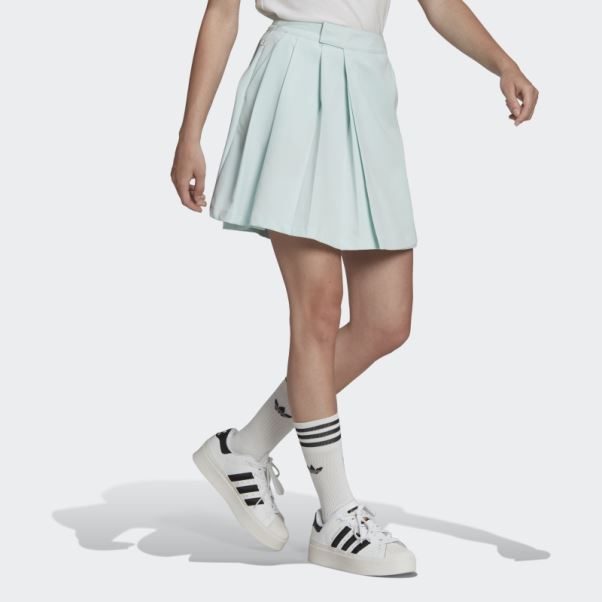Jupe Ajustée Adidas Adicolor Contempo Bleue (neutre)