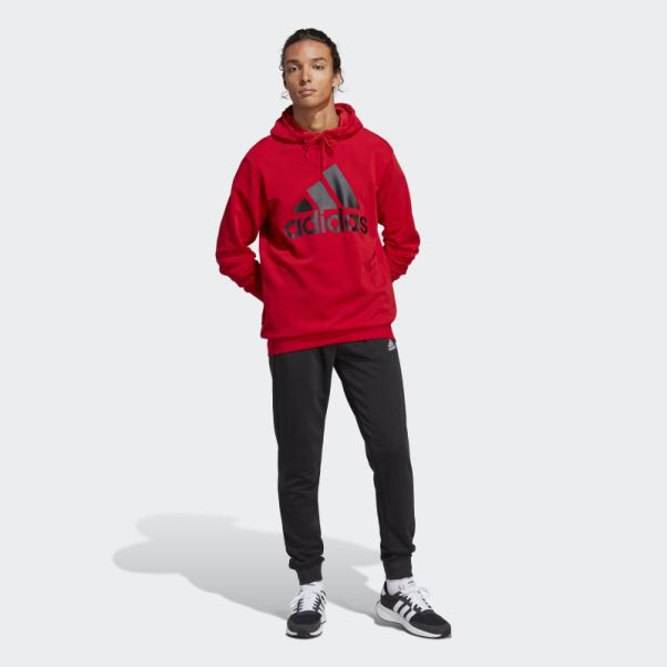Adidas écarlate Survêtement En Tissu éponge à Gros Logo