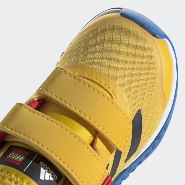 Eqt Jaune Adidas Dna X Lego Deux-sangle Crochet-et-boucle Chaussures Mode
