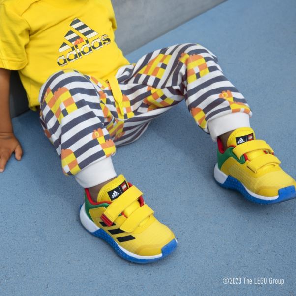 Adidas Dna X Lego Chaussures à Deux Bandes Auto-agrippantes Eqt Jaune Mode