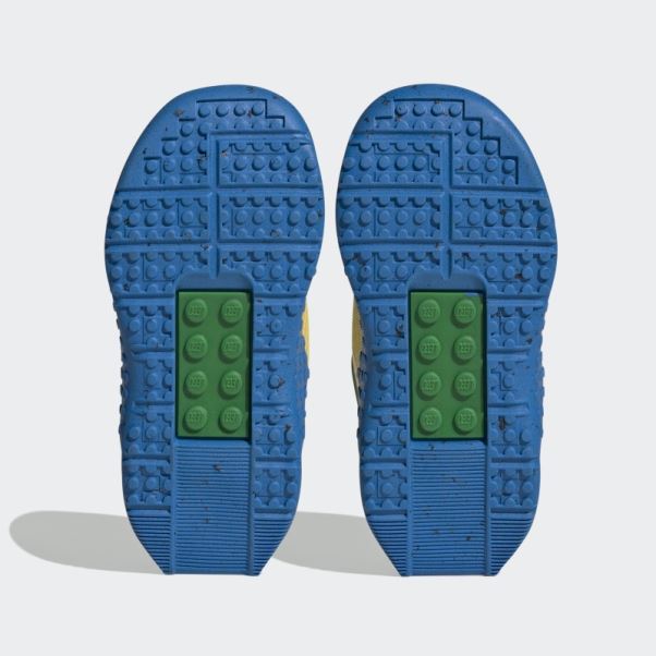 Adidas Dna X Lego Chaussures à Deux Bandes Auto-agrippantes Eqt Jaune Mode