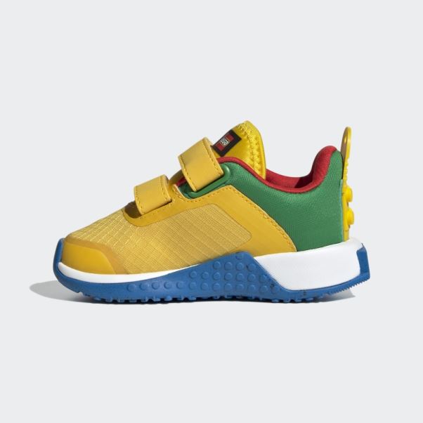 Adidas Dna X Lego Chaussures à Deux Bandes Auto-agrippantes Eqt Jaune Mode