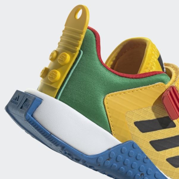 Adidas Dna X Lego Chaussures à Deux Bandes Auto-agrippantes Eqt Jaune Mode