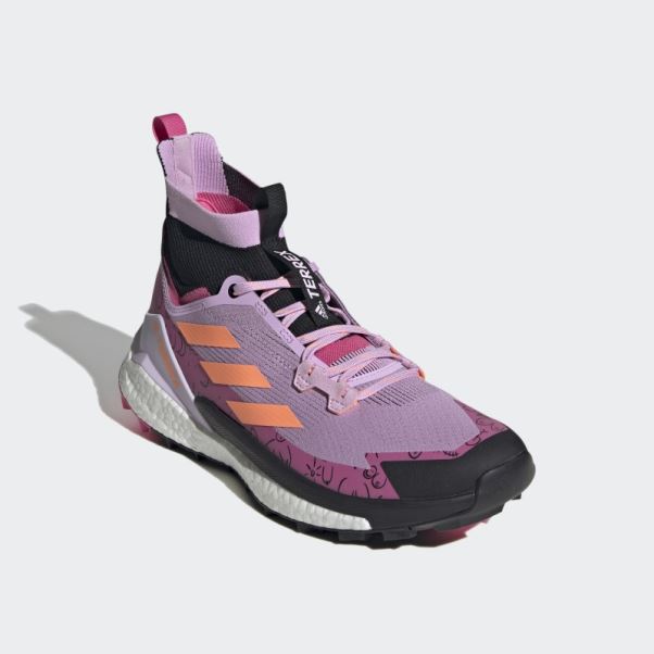 Chaussure De Randonnée Adidas Terrex Free Randonneur 2 Lilas