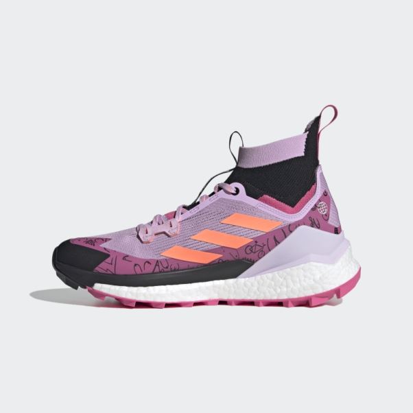 Chaussure De Randonnée Adidas Terrex Free Randonneur 2 Lilas