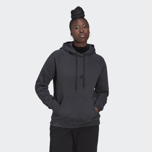Sweat à Capuche Oversize Adidas Carbone