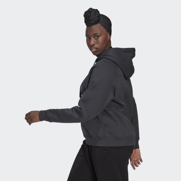 Sweat à Capuche Oversize Adidas Carbone