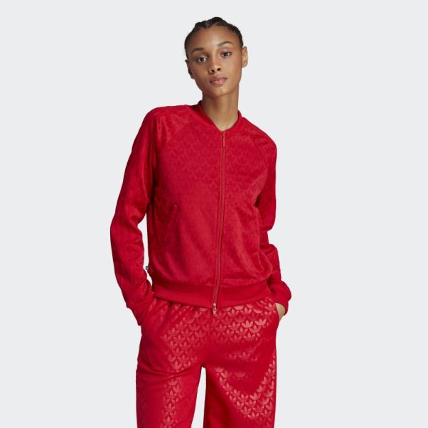 Veste De Survêtement Sst Adidas écarlate