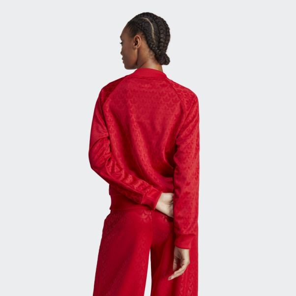 Veste De Survêtement Sst Adidas écarlate