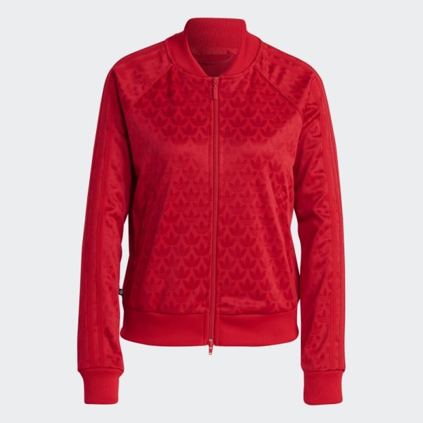 Veste De Survêtement Sst Adidas écarlate
