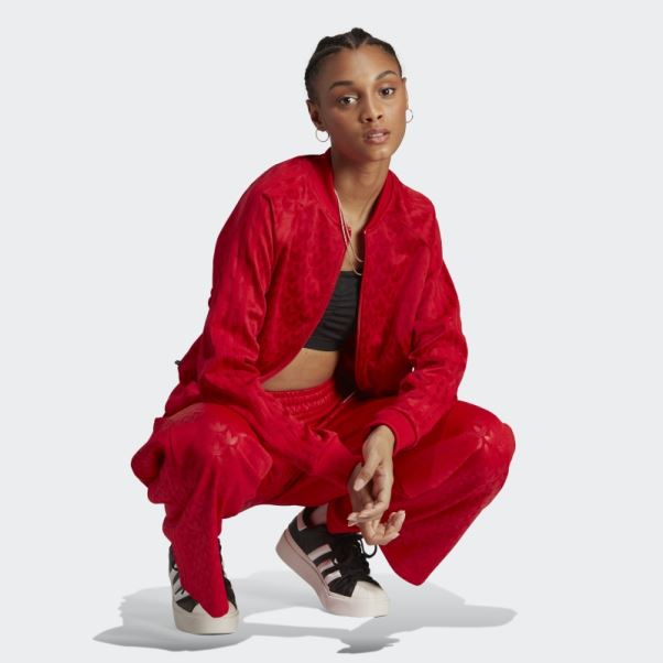 Veste De Survêtement Sst Adidas écarlate