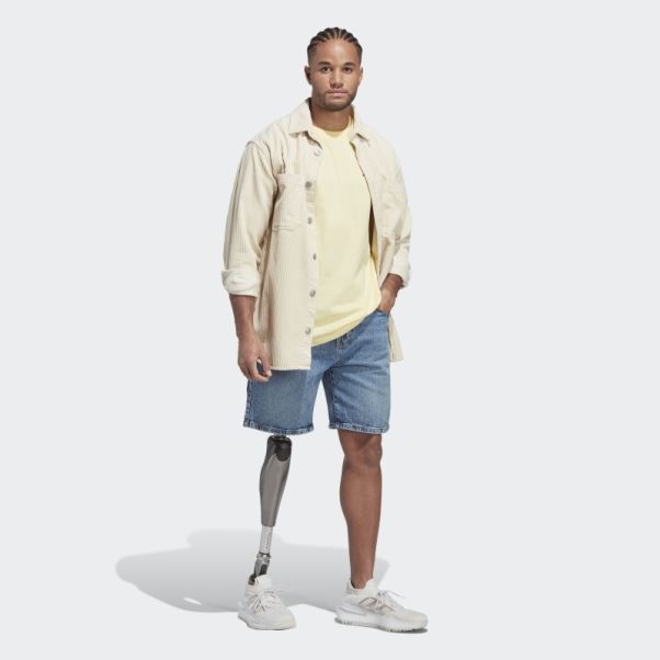 T-shirt Adidas Trèfle Essentials Jaune