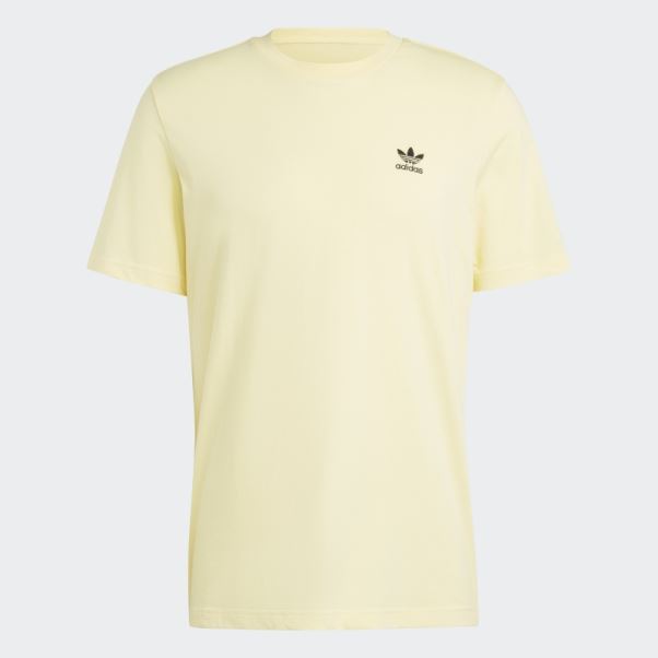 T-shirt Adidas Trèfle Essentials Jaune