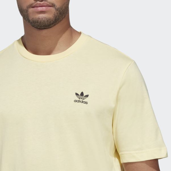 T-shirt Adidas Trèfle Essentials Jaune