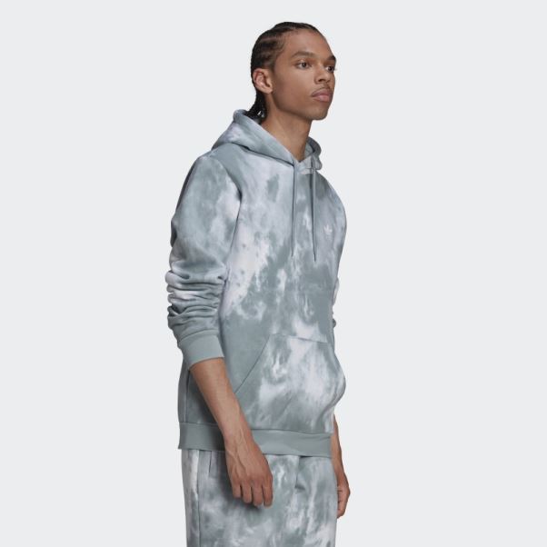 Sweat à Capuche Adidas Adicolor Essentials Trèfle Gris