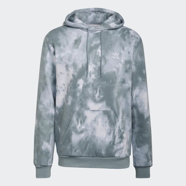 Sweat à Capuche Adidas Adicolor Essentials Trèfle Gris