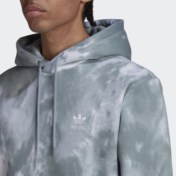 Sweat à Capuche Adidas Adicolor Essentials Trèfle Gris