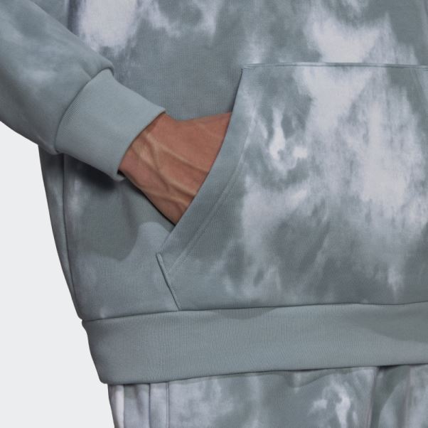 Sweat à Capuche Adidas Adicolor Essentials Trèfle Gris