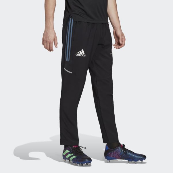 Pantalon De Présentation All Blacks Rugby Adidas Noir