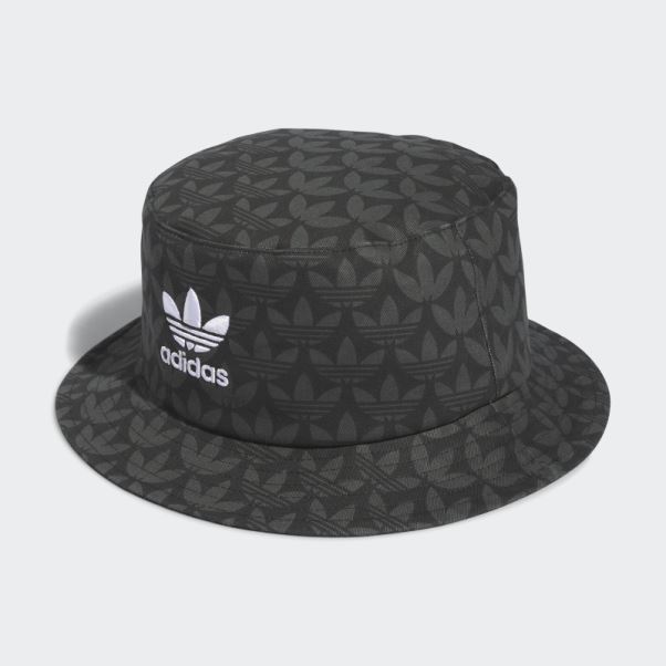 Bob Adidas Noir Monogramme Trèfle