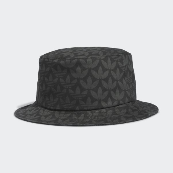 Bob Adidas Noir Monogramme Trèfle