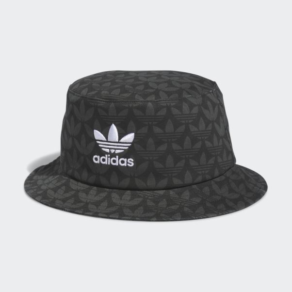 Bob Adidas Noir Monogramme Trèfle