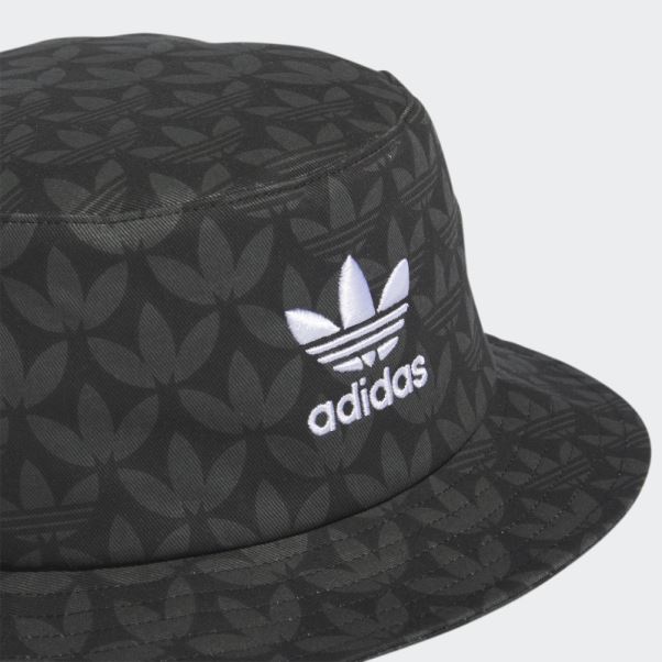 Bob Adidas Noir Monogramme Trèfle