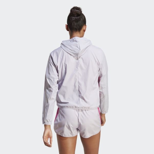 Coupe-vent Run It Silver Dawn Adidas